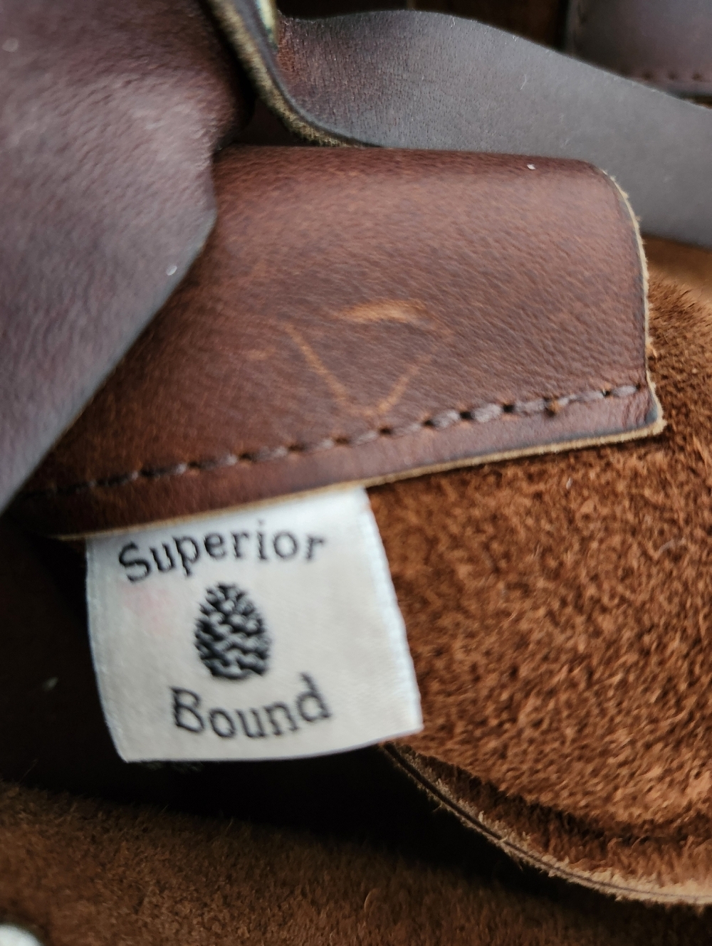 Leather Bag Raw Handmade - Picture 10 of 13